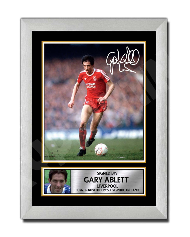 GARY ABLETT 1 Limited Edition Football Player Signed Print - Football