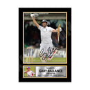 GARY BALLANCE 2 Limited Edition Cricketer Signed Print - Cricket Player