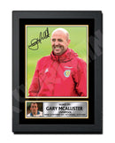 GARY McALLISTER 2 Limited Edition Football Player Signed Print - Football