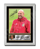 GARY McALLISTER 2 Limited Edition Football Player Signed Print - Football