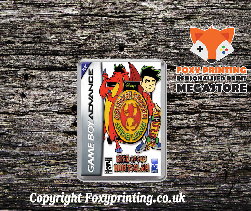 American Dragon Jake Long - Rise Of The Huntsclan - Gameboy Advance Retro Gaming Magnet