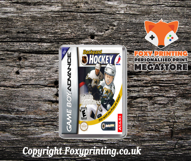 Backyard Hockey - Gameboy Advance Retro Gaming Magnet