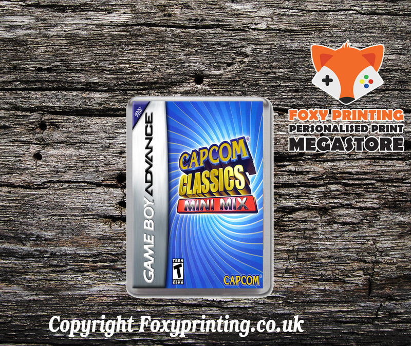 Capcom Classics - Mini Mix - Gameboy Advance Retro Gaming Magnet