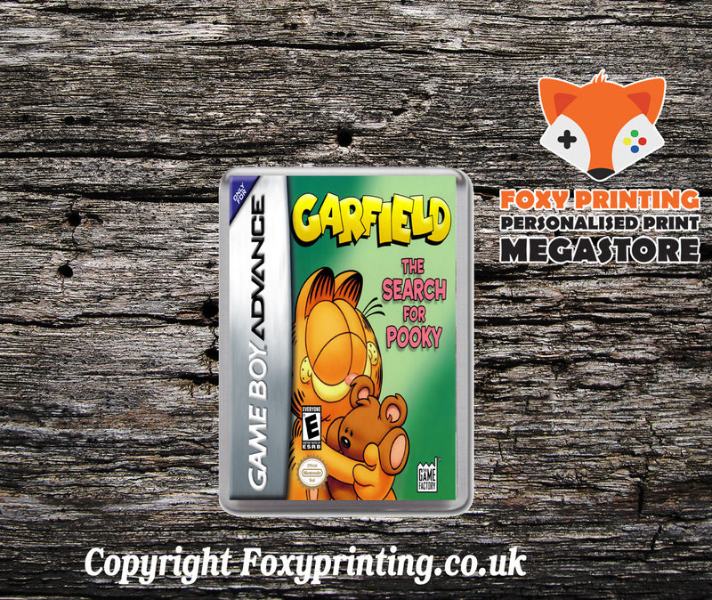 Garfield - The Search For Pooky - Gameboy Advance Retro Gaming Magnet