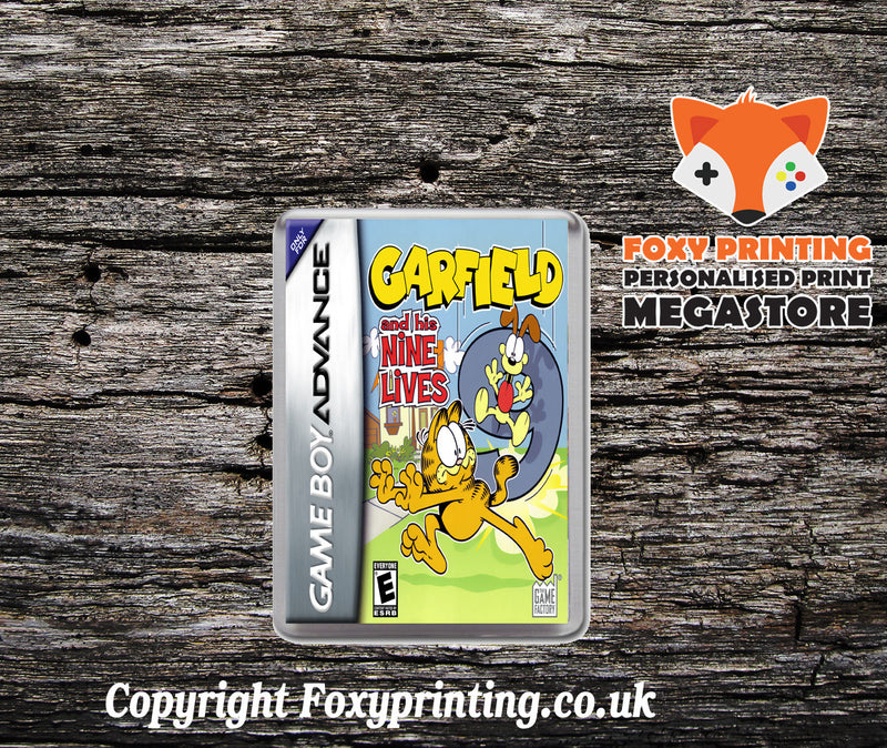Garfield And His Nine Lives - Gameboy Advance Retro Gaming Magnet