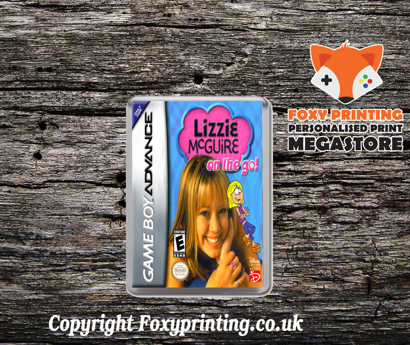 Lizzie Mcguire - On The Go! - Gameboy Advance Retro Gaming Magnet