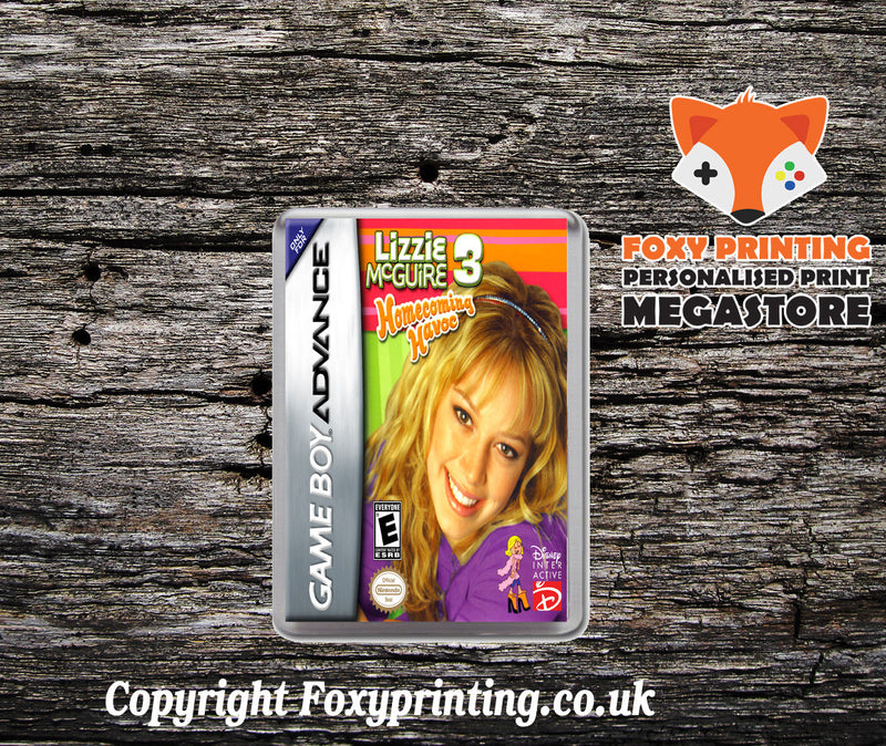 Lizzie Mcguire 3 - Homecoming Havoc - Gameboy Advance Retro Gaming Magnet