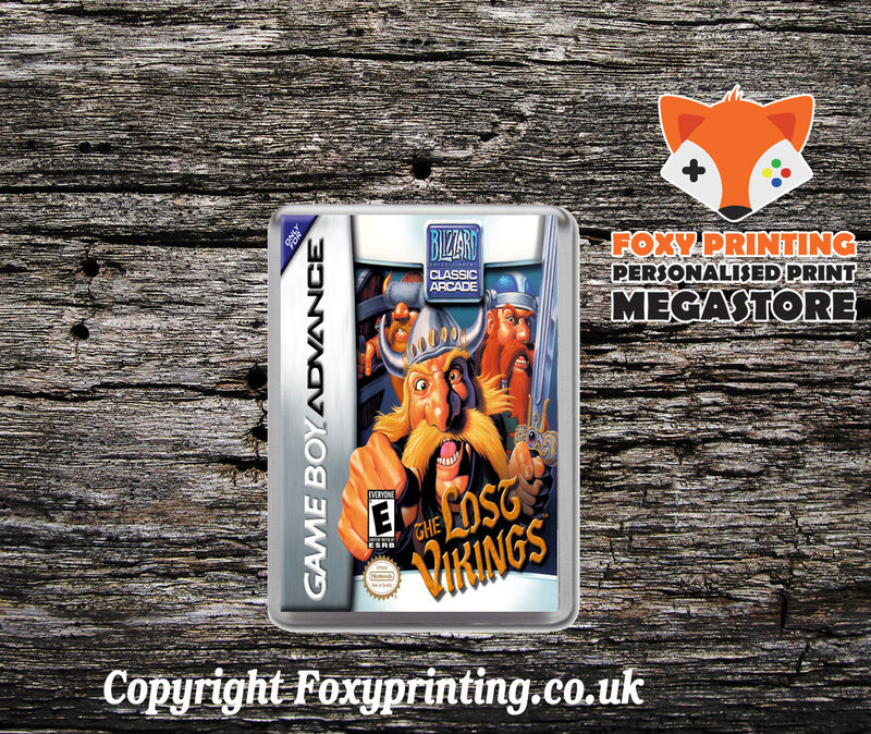 Lost Vikings, The - Gameboy Advance Retro Gaming Magnet