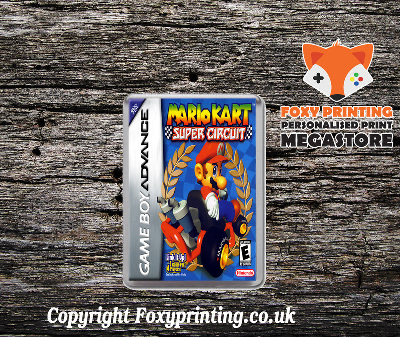 Mario Kart - Super Circuit - Gameboy Advance Retro Gaming Magnet