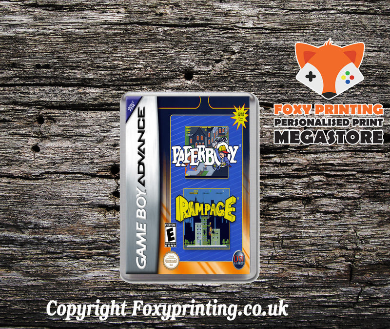 Paperboy - Rampage - Gameboy Advance Retro Gaming Magnet