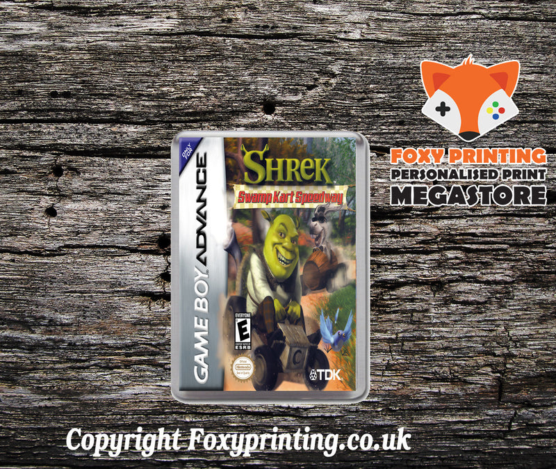 Shrek - Swamp Kart Speedway - Gameboy Advance Retro Gaming Magnet