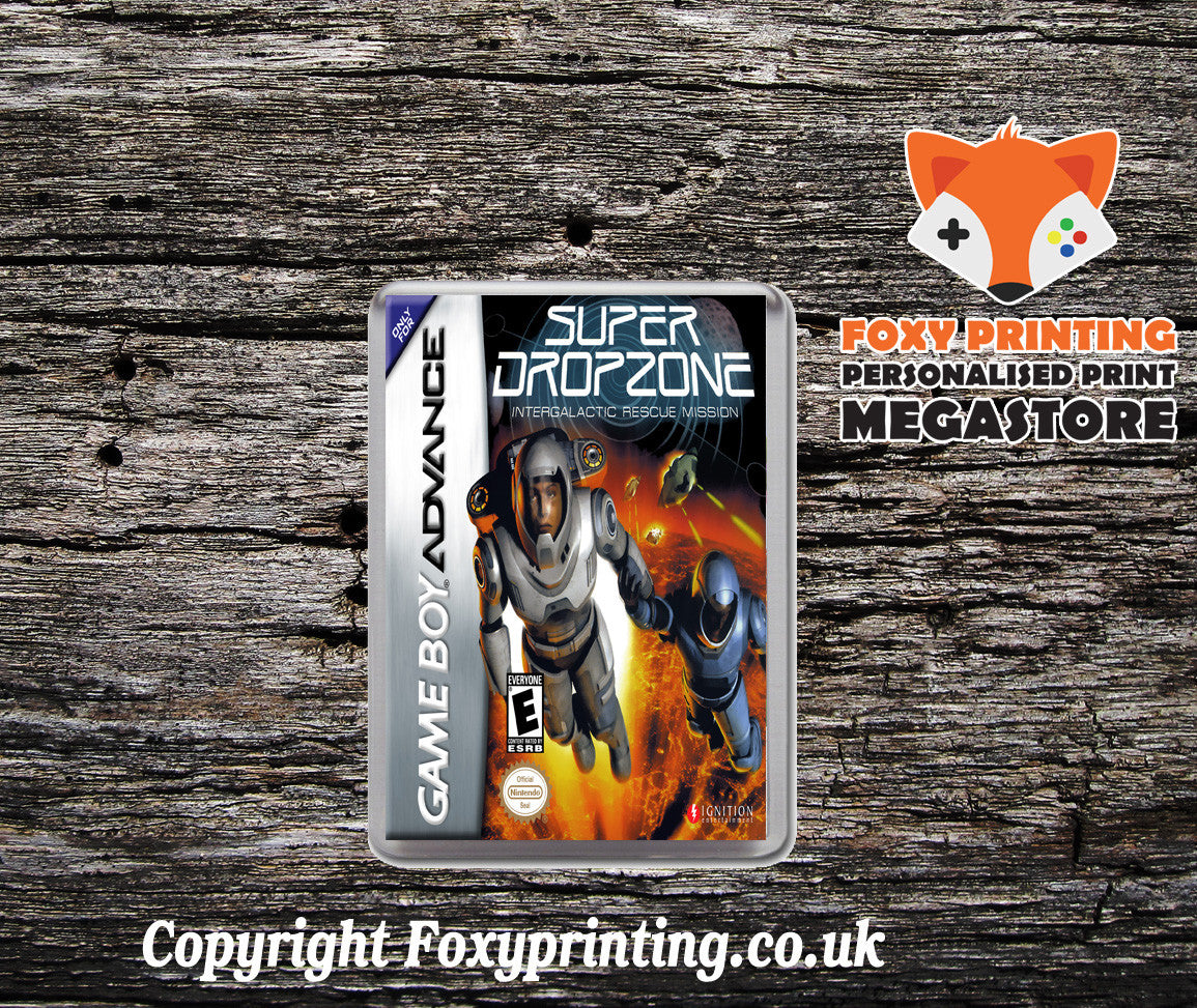 Super Dropzone - Intergalactic Rescue Mission - Gameboy Advance Retro Gaming Magnet