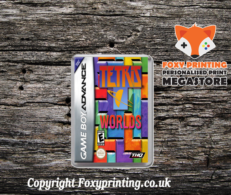 Tetris Worlds - Gameboy Advance Retro Gaming Magnet