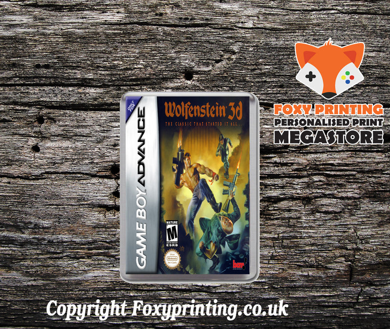 Wolfenstein 3D - Gameboy Advance Retro Gaming Magnet
