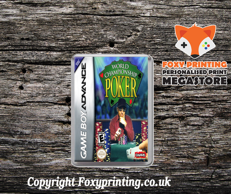 World Championship Poker - Gameboy Advance Retro Gaming Magnet