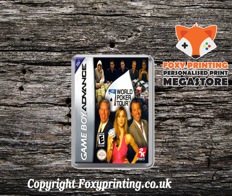 World Poker Tour - Gameboy Advance Retro Gaming Magnet