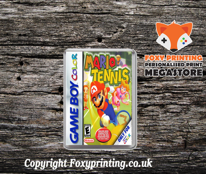 Mario Tennis DS Retro Gaming Magnet
