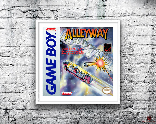 Alleyway Game Style Inspired Retro Gaming Poster