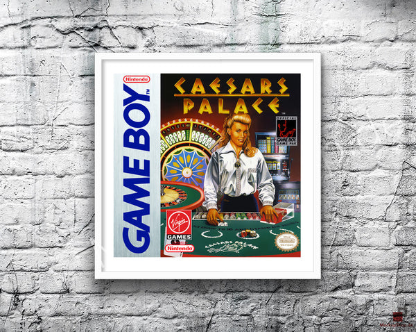 Caesars Palace Game Style Inspired Retro Gaming Poster