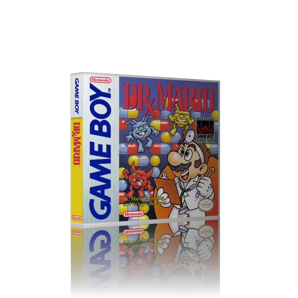 Dr. Mario Nintendo DS Style REPLACEMENT Retro Gaming Case