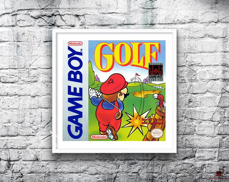 Golf Game Style Inspired Retro Gaming Poster A2 A3 Or A4