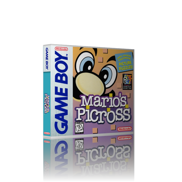 Mario's Picross Nintendo DS Style REPLACEMENT Retro Gaming Case