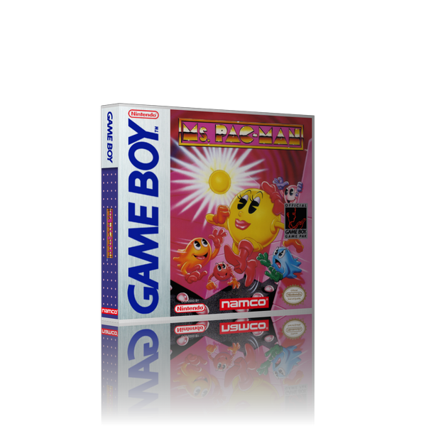 Ms. Pac Man Nintendo DS Style REPLACEMENT Retro Gaming Case