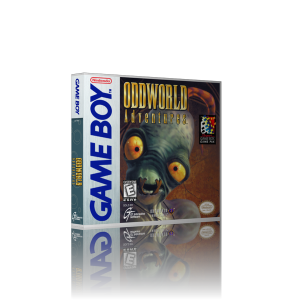 Oddworld Adventures Nintendo DS Style REPLACEMENT Retro Gaming Case