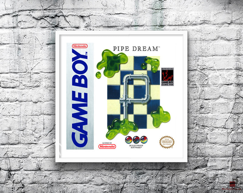 Pipe Dream Game Style Inspired Retro Gaming Poster A2 A3 Or A4