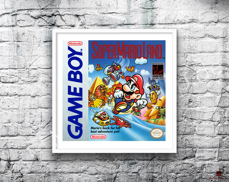 Super Mario Land Game Style Inspired Retro Gaming Poster A2 A3 Or A4