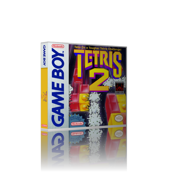 Tetris 2 Nintendo DS Style REPLACEMENT Retro Gaming Case