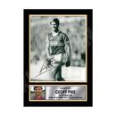 GEOFF PIKE 2 Limited Edition Football Player Signed Print - Football
