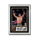 GEORGES ST PIERRE Limited Edition MMA Wrestler Signed Print - MMA Wrestling