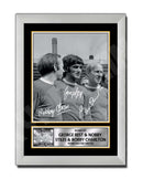 GEORGE BEST BOBBY CHARLTON _ NOBBY STILES 2 Limited Edition Football Player Signed Print - Football