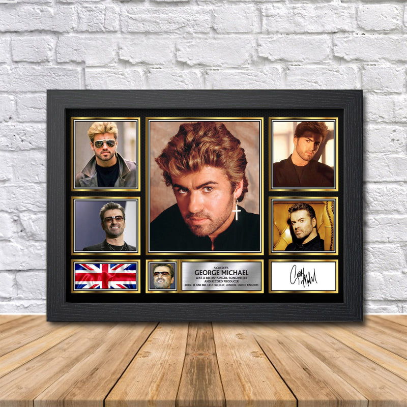 George Michael Limited Edition Signed Print 2