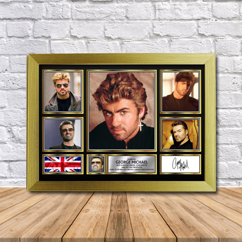 George Michael Limited Edition Signed Print 2