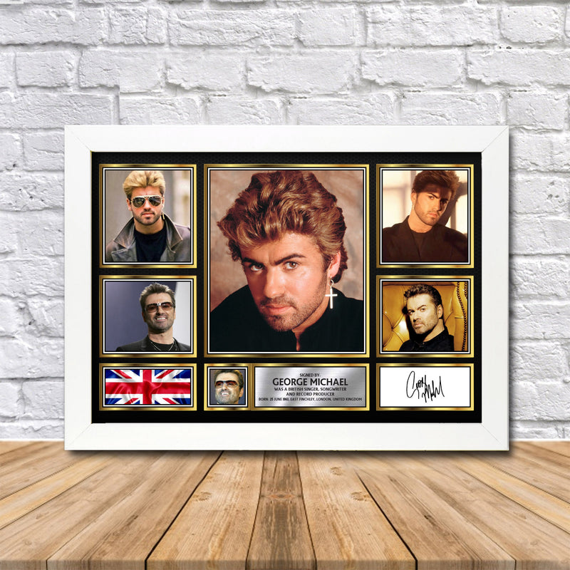 George Michael Limited Edition Signed Print 2