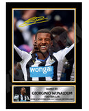 GEORGINIO WIJNALDUM (1) Limited Edition Football Player Signed Print - Football