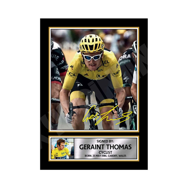 GERAINT THOMAS Limited Edition Athletics Signed Print - Athletic