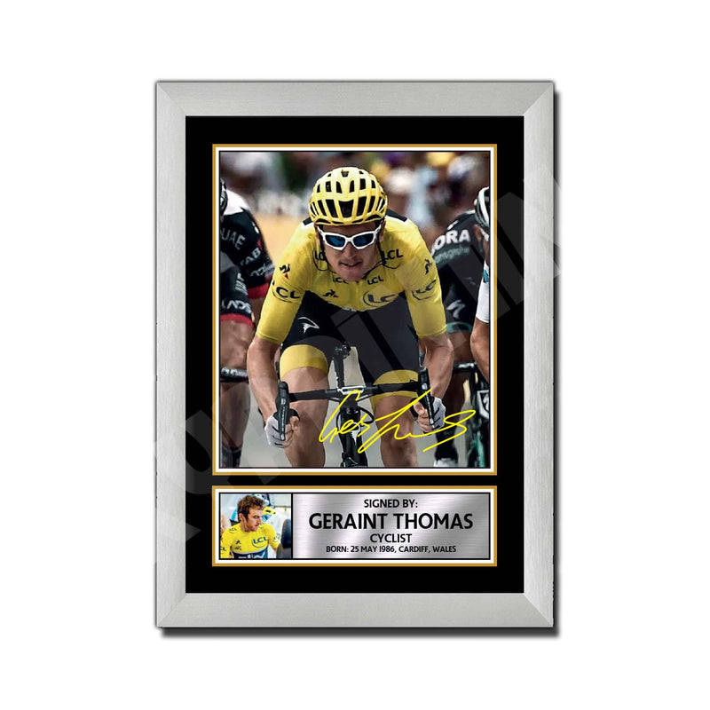 GERAINT THOMAS Limited Edition Athletics Signed Print - Athletic