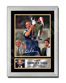 GIANLUCA VIALLI Limited Edition Football Player Signed Print - Football