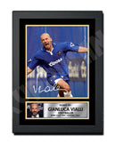 GIANLUCA VIALLI 2 Limited Edition Football Player Signed Print - Football