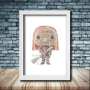 Personalised Ginny Weasley Word Art Poster Print - Inspired By Pop Figures