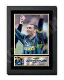 GIUSEPPE BERGOMI 2 Limited Edition Football Player Signed Print - Football