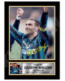 GIUSEPPE BERGOMI 2 Limited Edition Football Player Signed Print - Football