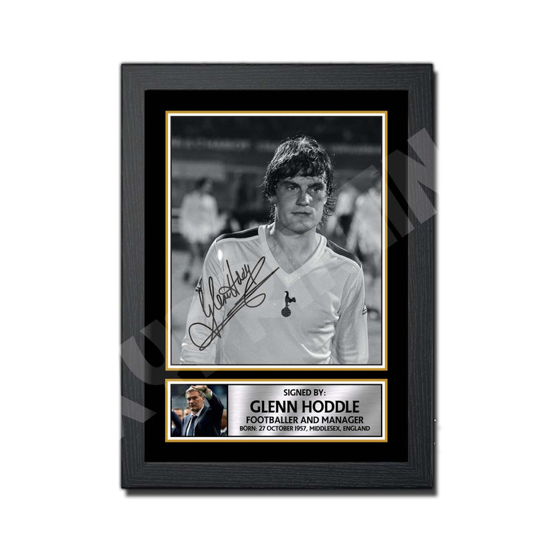 GLENN HODDLE Limited Edition Football Player Signed Print - Football