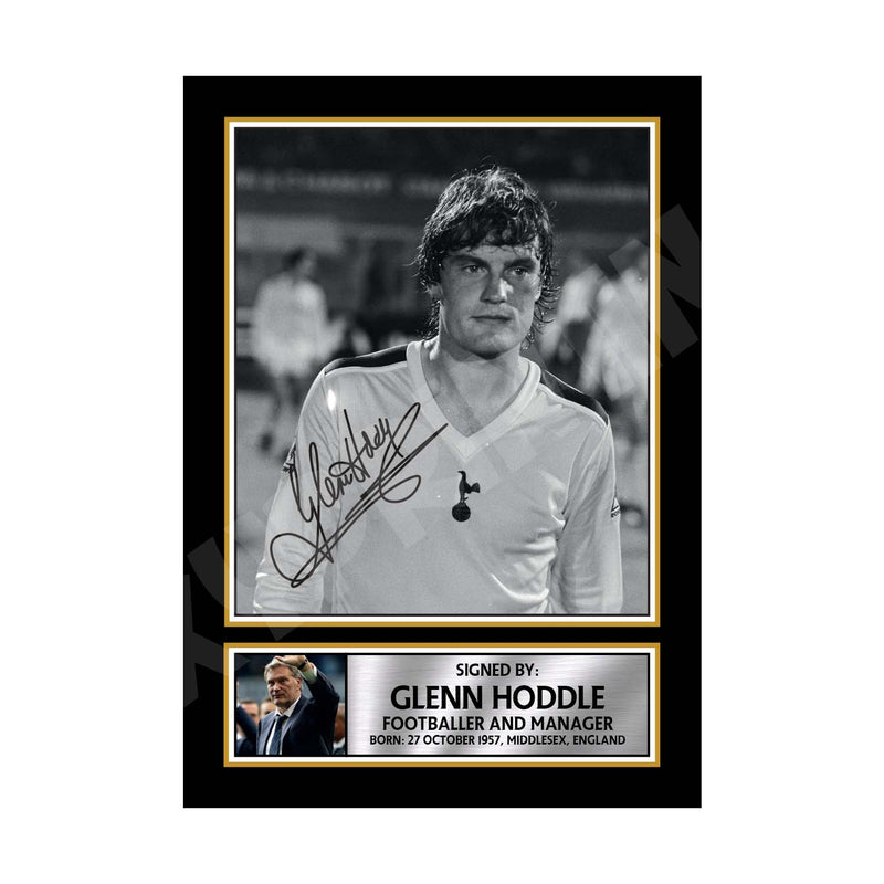 GLENN HODDLE Limited Edition Football Player Signed Print - Football