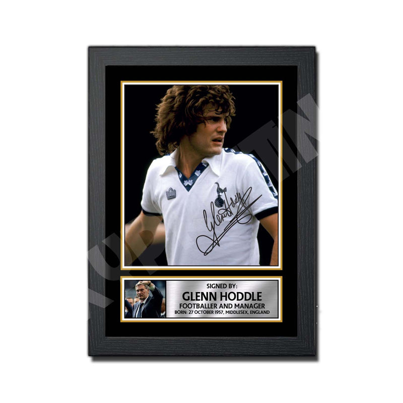 GLENN HODDLE 2 Limited Edition Football Player Signed Print - Football