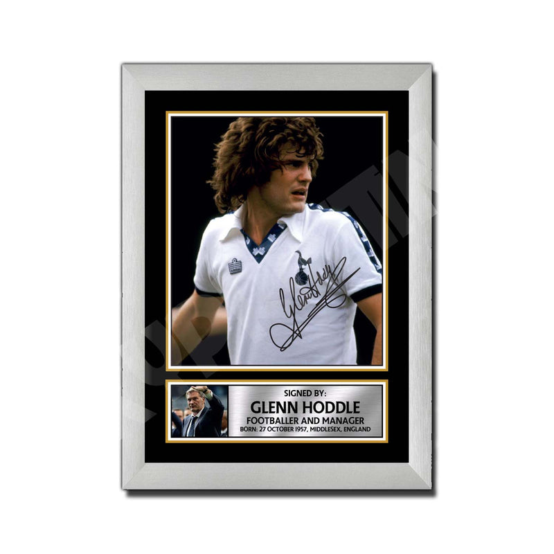 GLENN HODDLE 2 Limited Edition Football Player Signed Print - Football