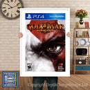 GOD OF WAR REMASTERED PS4 GAME INSPIRED THEME PS4 GAME INSPIRED THEME Retro Gaming Poster A4 A3 A2 Or A1